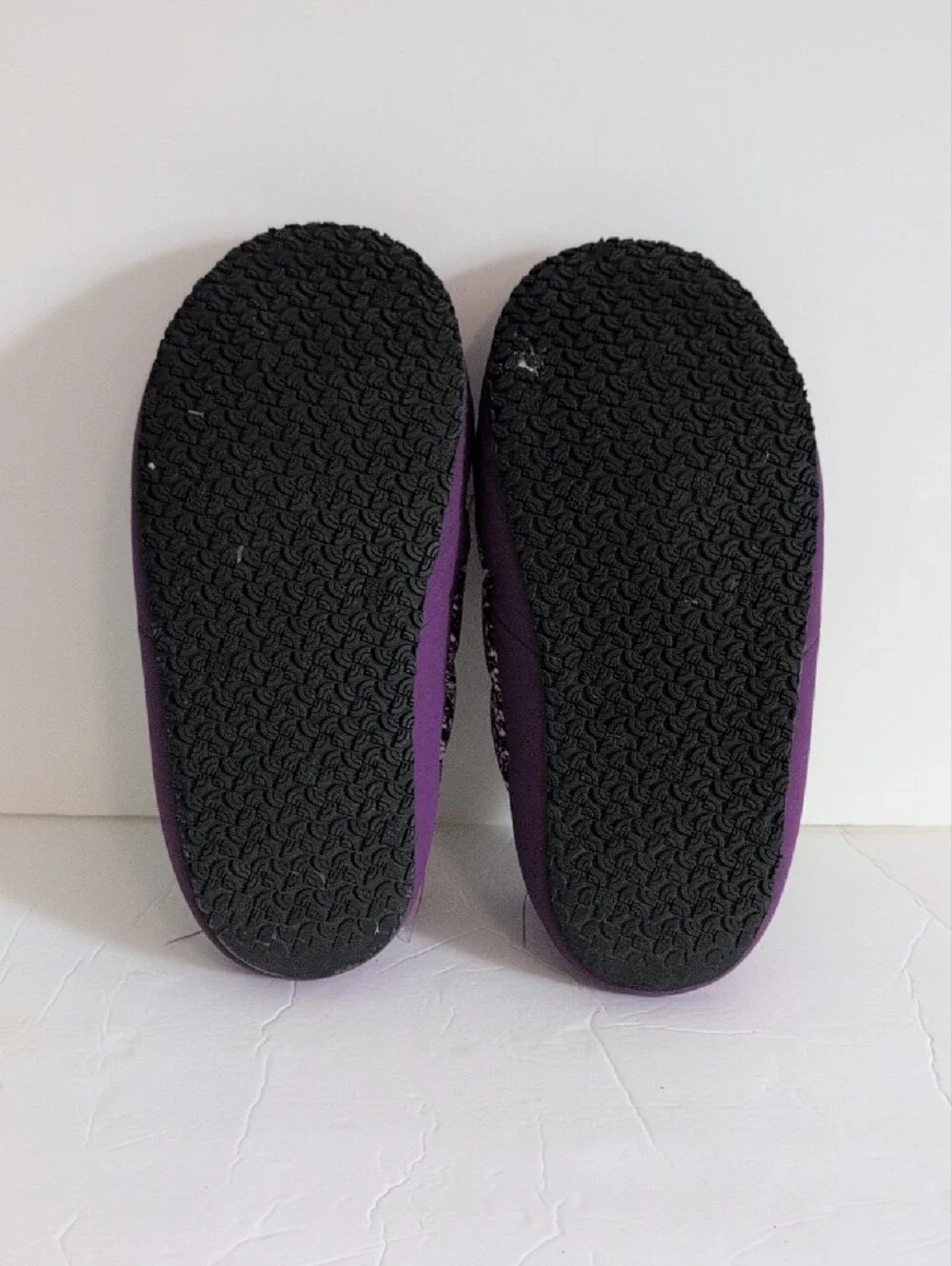 The North Face Kid's Purple Quilted Slip-On Slippers